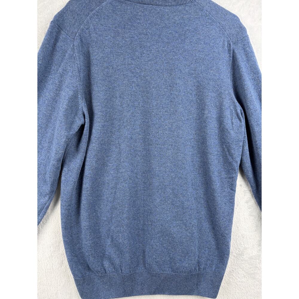 Lacoste Men’s Pure Wool Crewneck Sweater – Blue – Size L - Picture 4 of 6